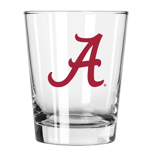 15oz Glass Tumbler | Alabama Crimson Tide