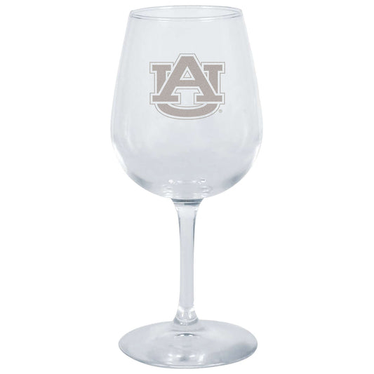 12.75oz Stemmed Wine Glass | Auburn Tigers