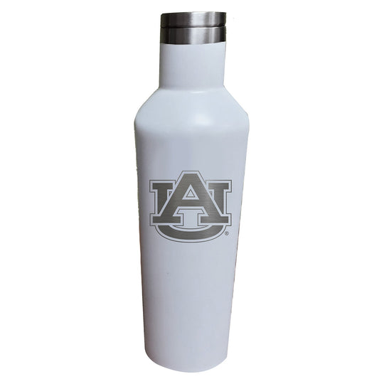 17oz White Etched Infinity Bottle | Auburn Tigers