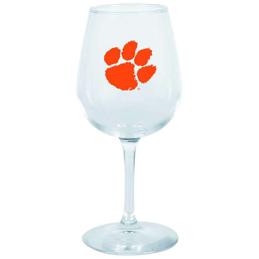 12.75oz Decal Wine Glass | Clemson University