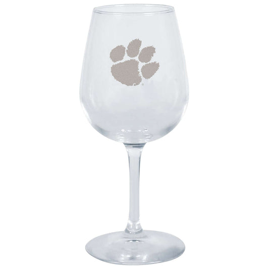 12.75oz Stemmed Wine Glass | Clemson Tigers