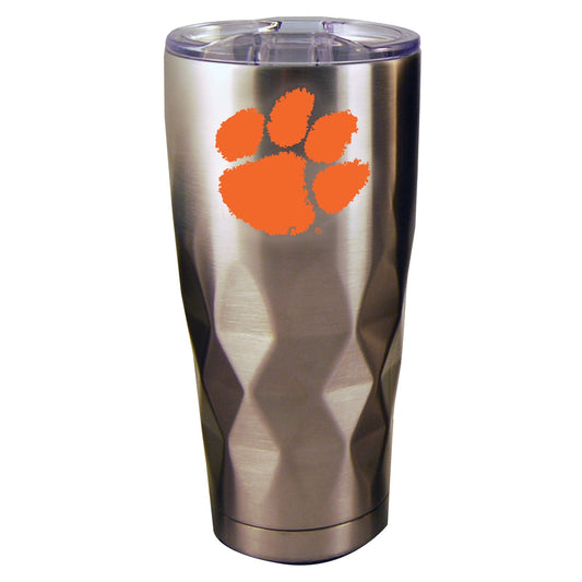 22oz Diamond Stainless Steel Tumbler | Clemson Tigers