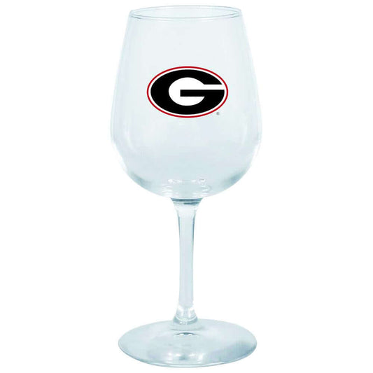 12.75oz Decal Wine Glass | University of Georgia