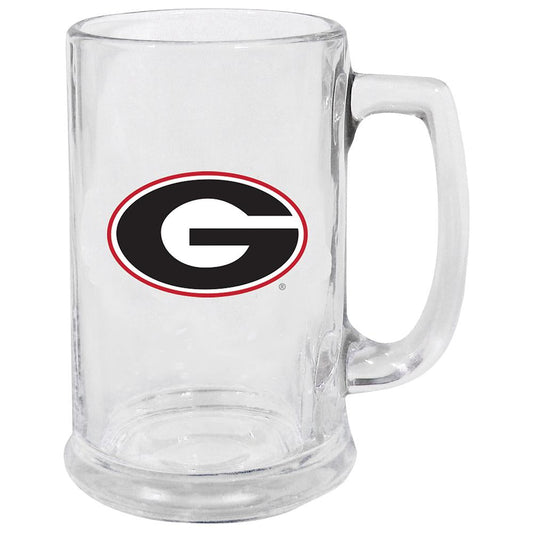 15oz Decal Glass Stein GA