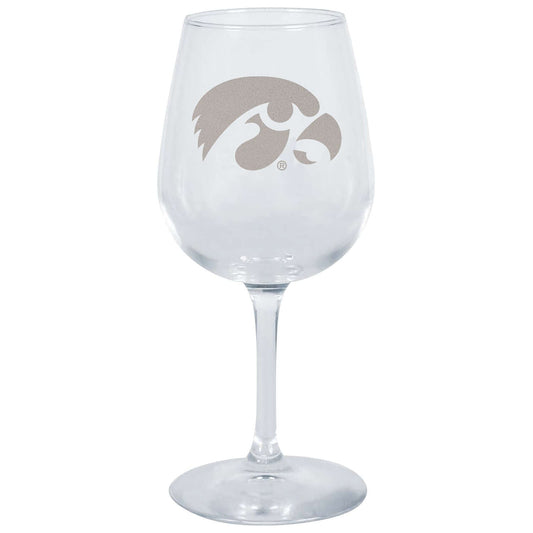 12.75oz Stemmed Wine Glass | Iowa Hawkeyes