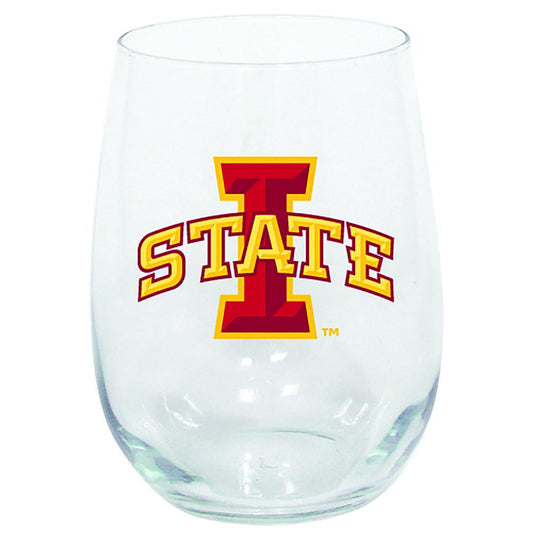 15oz Stemless Glass Tumbler | IA St