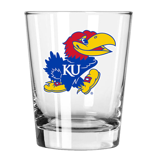 15oz Glass Tumbler | Kansas Jayhawks