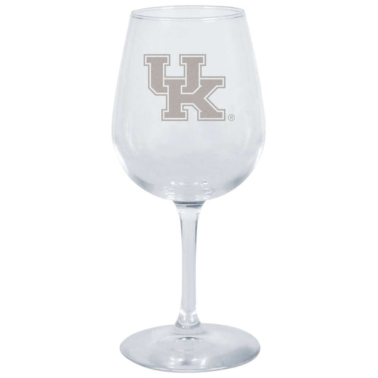 12.75oz Stemmed Wine Glass | Kentucky Wildcats