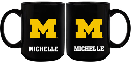 15oz Black Mug | Michigan Wolverines