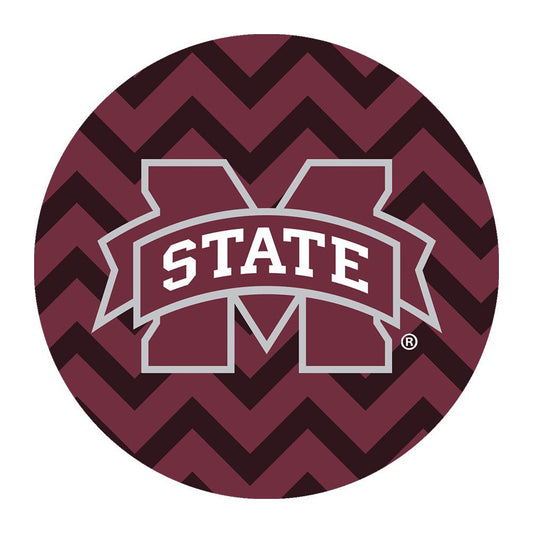 Single Chevron Coaster | Mississippi State University