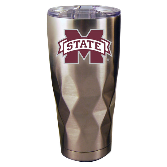 22oz Diamond Stainless Steel Tumbler | Mississippi State Bulldogs