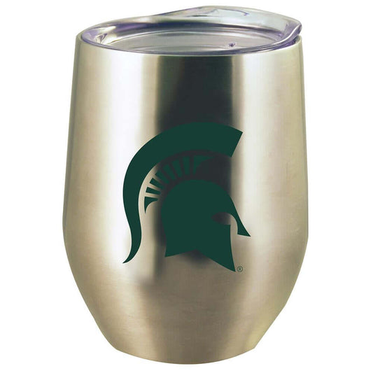 12oz Stainless Steel Stemless Tumbler w/Lid | Michigan State University