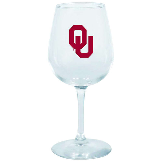 12.75oz Decal Wine Glass OK