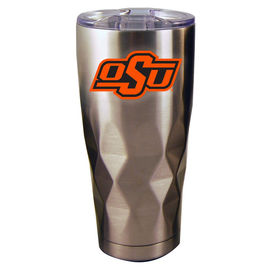 22oz Diamond Stainless Steel Tumbler | Oklahoma State Cowboys