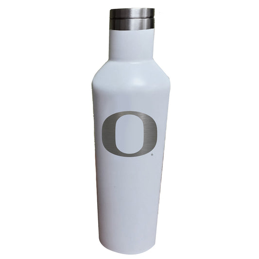 17oz White Etched Infinity Bottle | Oregon Ducks