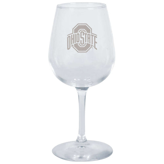 12.75oz Stemmed Wine Glass | Ohio State University Buckeyes