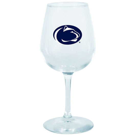 12.75oz Decal Wine Glass Penn St