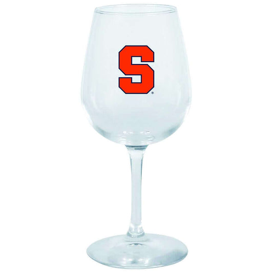 12.75oz Decal Wine Glass | Syracuse Orange