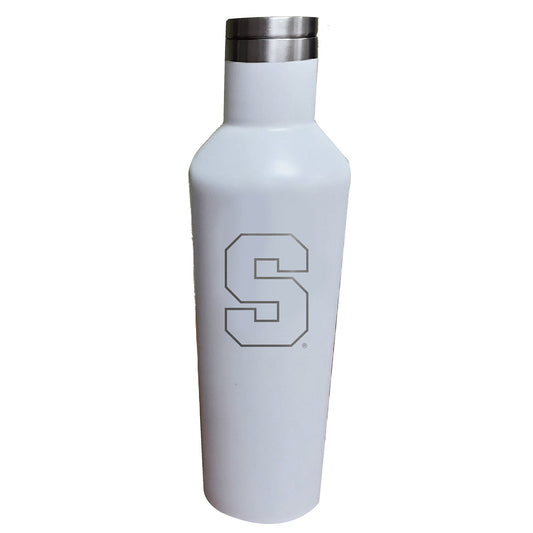 17oz White Etched Infinity Bottle | Syracuse Orange