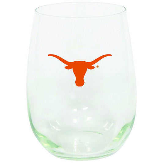 15oz Stemless Glass Tumbler | Texas at Austin, University