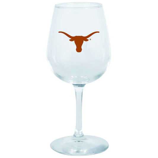 12.75oz Decal Wine Glass | Texas at Austin, University