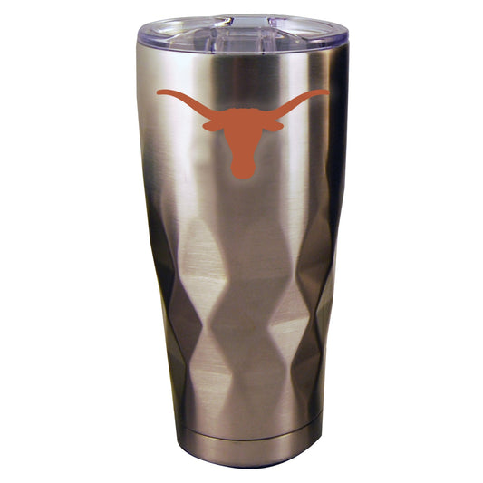 22oz Diamond Stainless Steel Tumbler | Texas Longhorns