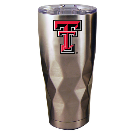 22oz Diamond Stainless Steel Tumbler | Texas Tech Red Raiders