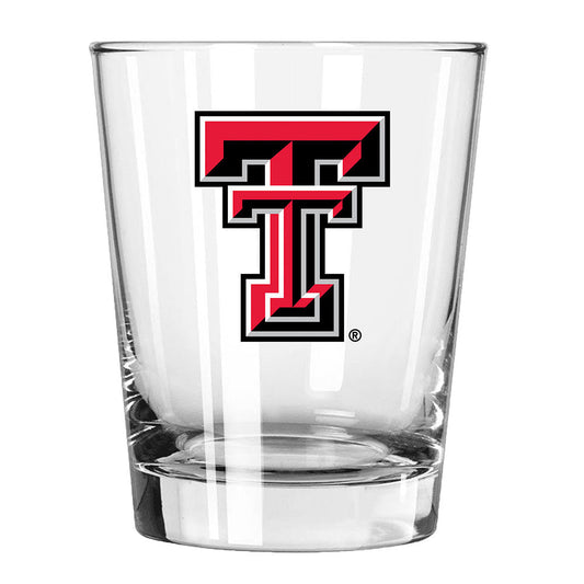 15oz Glass Tumbler TEXAS TECH