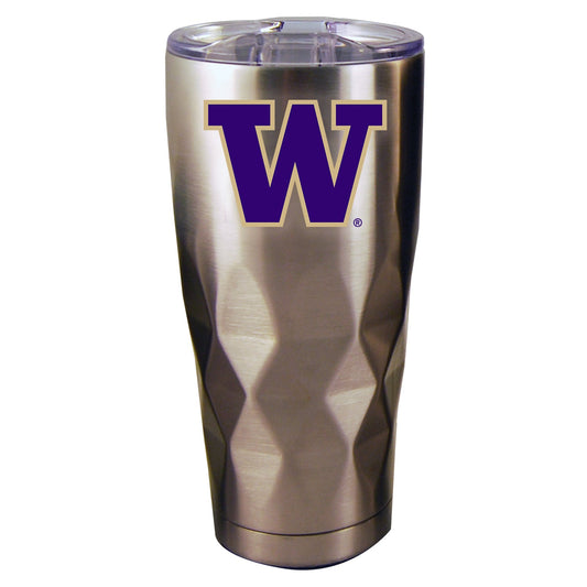 22oz Diamond Stainless Steel Tumbler | Washington Huskies