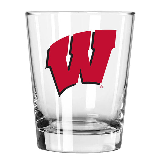 15oz Glass Tumbler | Wisconsin Badgers