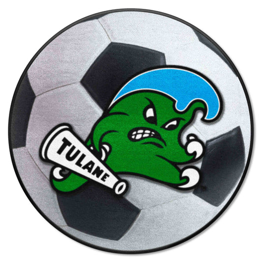 Tulane University Soccer Ball Mat