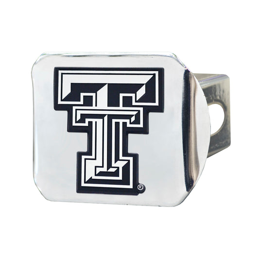 Texas Tech University Hitch Cover - Chrome