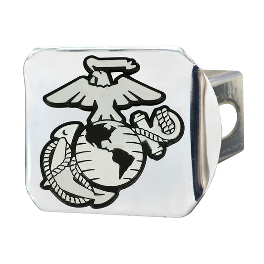 U.S. Marines Hitch Cover - Chrome