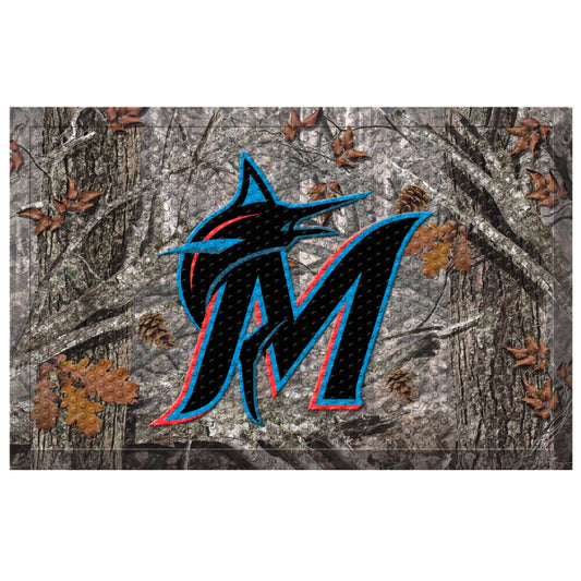 MLB - Miami Marlins Camo Scraper Mat