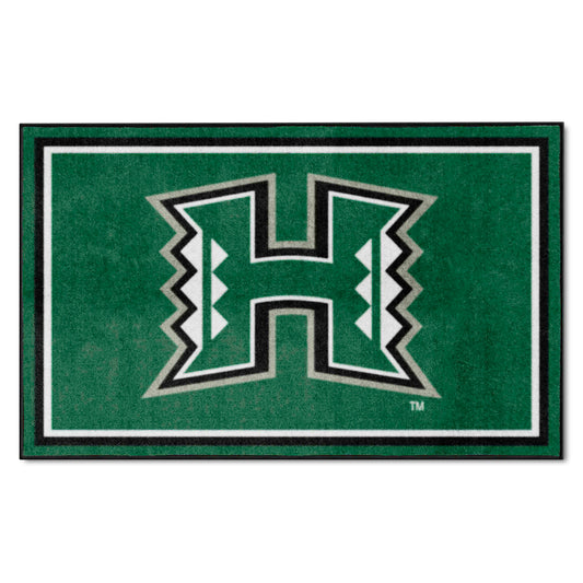 University of Hawaii 4x6 Rug