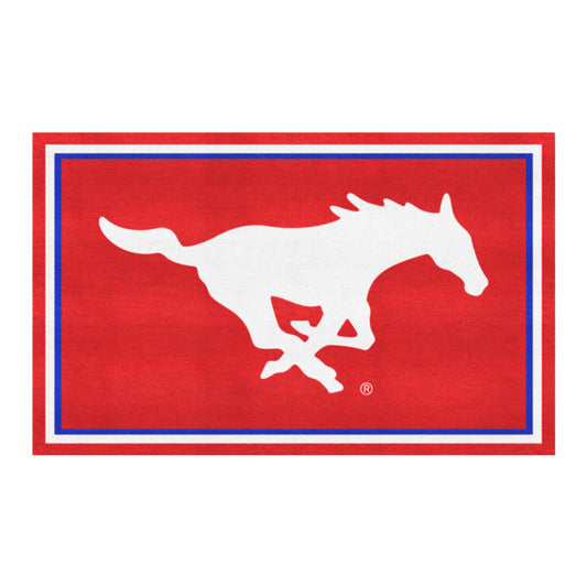 Southern Methodist University 4x6 Rug