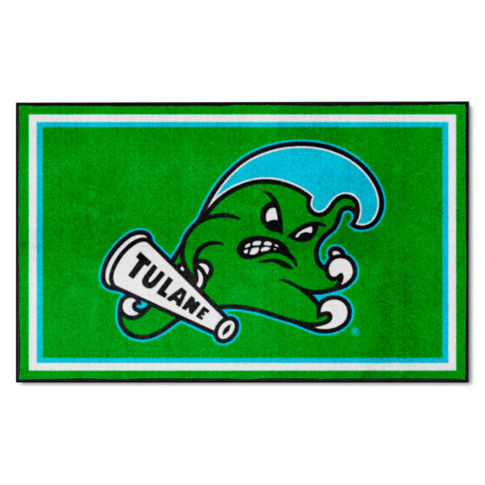 Tulane University 4x6 Rug