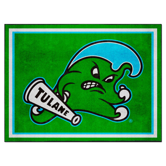 Tulane University 8x10 Rug