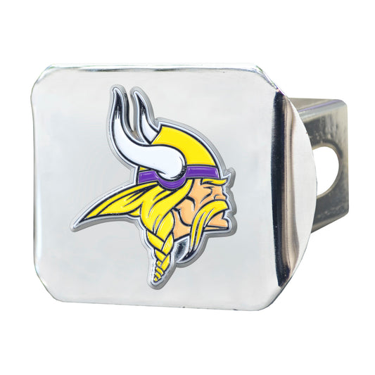 NFL - Minnesota Vikings Color Hitch Cover - Chrome