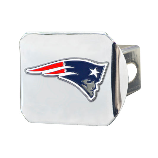 NFL - New England Patriots Color Hitch Cover - Chrome