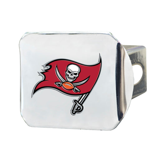 NFL - Tampa Bay Buccaneers Color Hitch Cover - Chrome