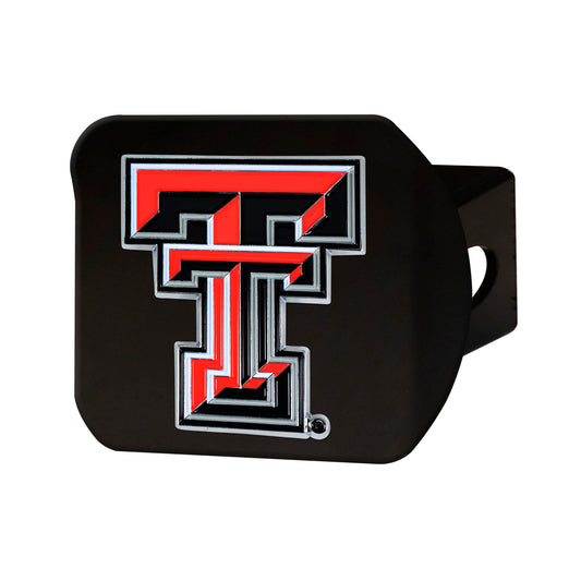 Texas Tech University Color Hitch Cover - Black