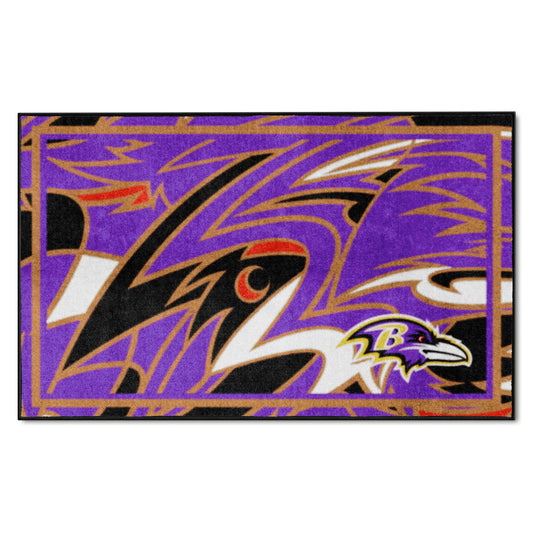 NFL - Baltimore Ravens NFL x FIT 4x6 Rug