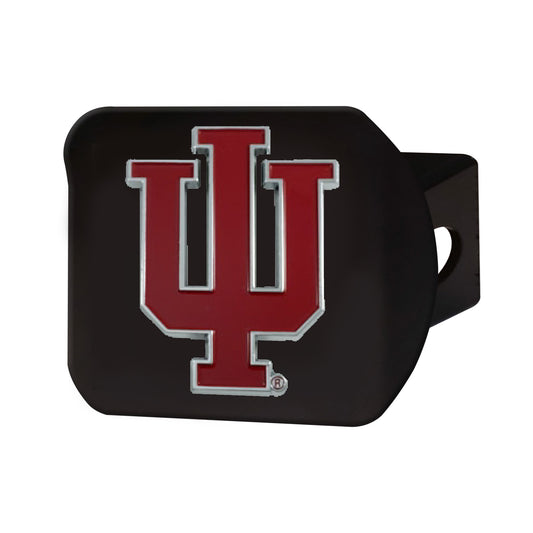 Indiana University Color Hitch Cover - Black