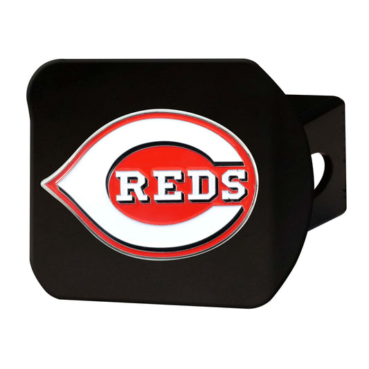 MLB - Cincinnati Reds Color Hitch Cover - Black