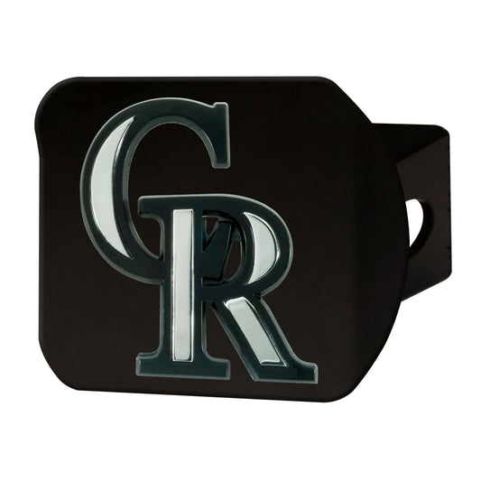 MLB - Colorado Rockies Hitch Cover - Black