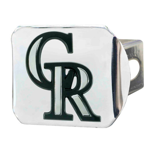 MLB - Colorado Rockies Hitch Cover - Chrome