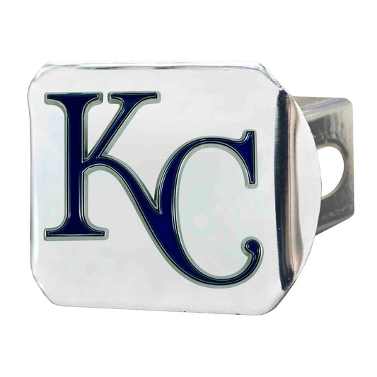 MLB - Kansas City Royals Color Hitch Cover - Chrome