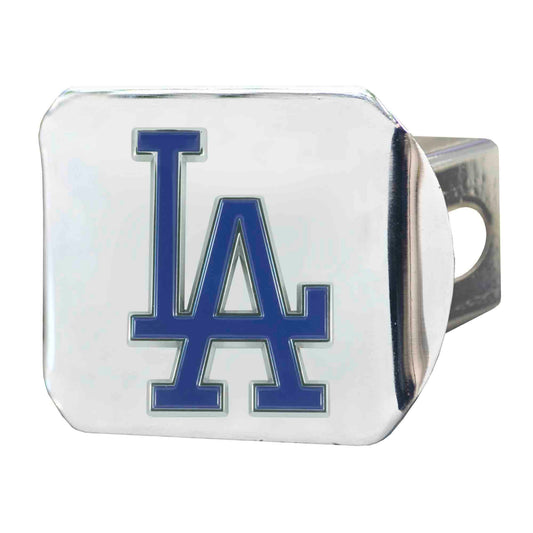 MLB - Los Angeles Dodgers Color Hitch Cover - Chrome