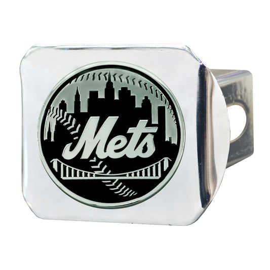 MLB - New York Mets Hitch Cover - Chrome